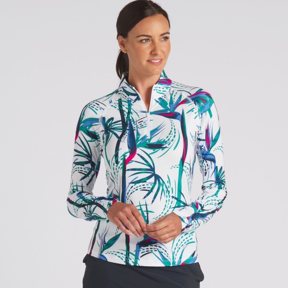 Women's YouV Paradise Golf 1/4 Zip4, new, size XS